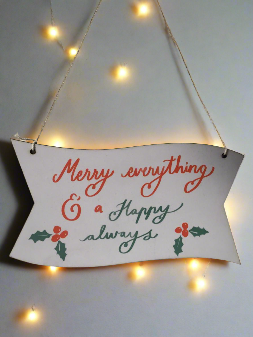 Wall Sign | Merry & Bright