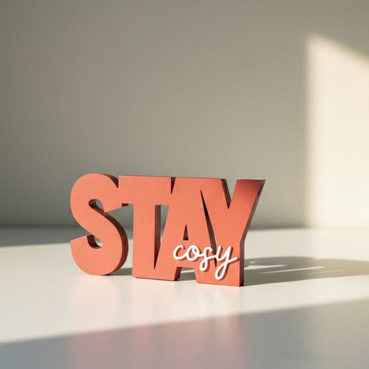 Desk Cutout | Stay Cozy