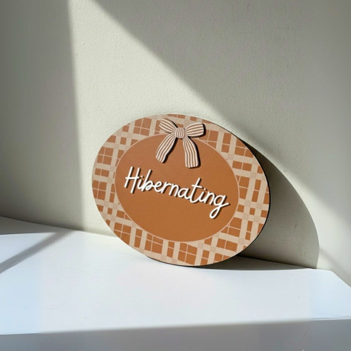 Wall Plaque | Hibernating