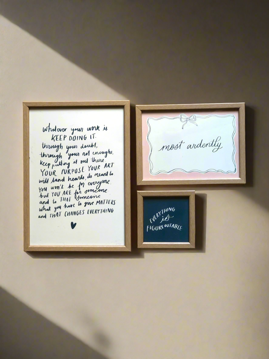 Quote Frame | Set of 3