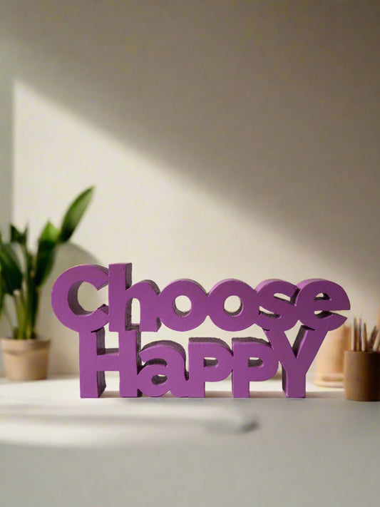 Desk Cutout | Choose Happy