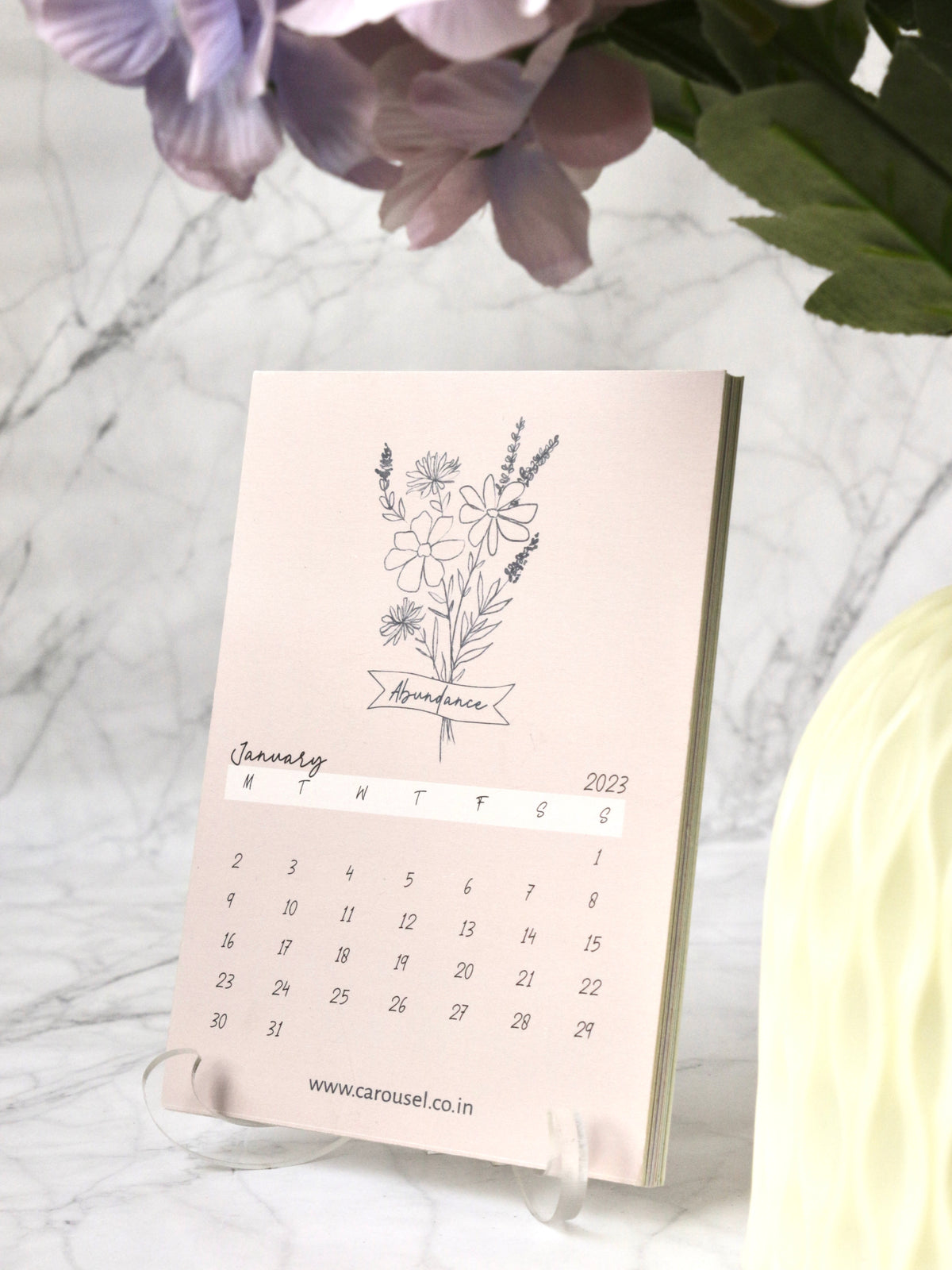 Easel Calendar 2023 - Wildflower